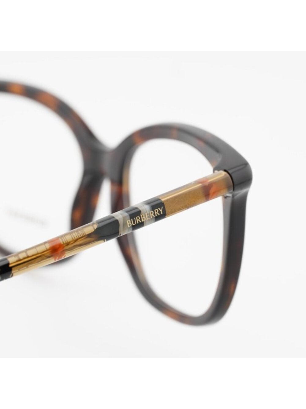 Burberry BE2430 4216 Women Eyeglasses Havana / Check Brown 53mm Square Frame - Picture 9 of 11